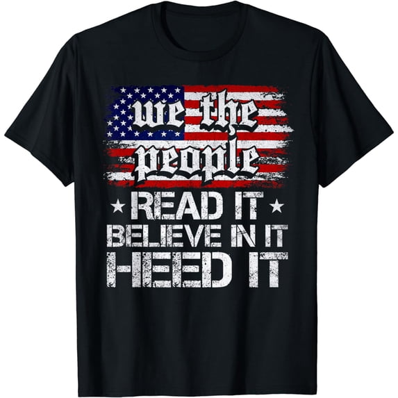 US Flag, We The People, American Flag, USA Patriotic T-Shirt