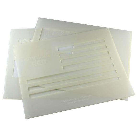 US Flag "in 3 parts" 8" X 10" Stencils- Mylar 3 Pieces of 14 Mil Painting /Crafts/ Templates