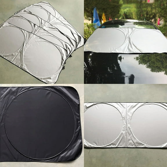 US Foldable Jumbo Extra Large Sun Shade Truck Van Car Windshield Block Cover