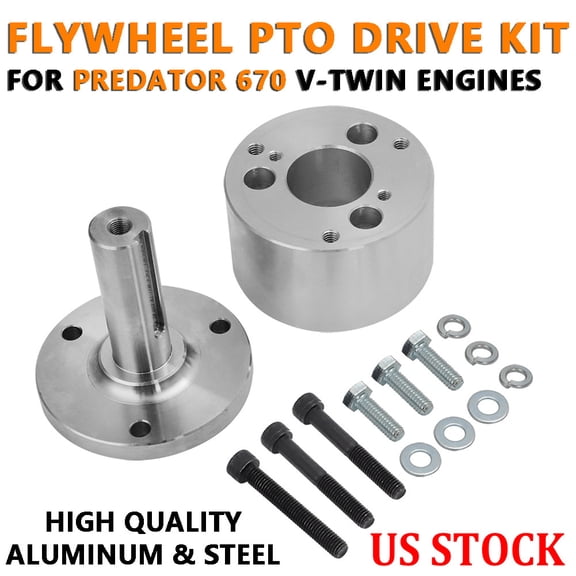 US For Predator 670 V-twin Engines Flywheel PTO Drive Shaft Hardware Universal