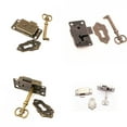 thumbnail image 1 of US Furniture Cabinet Door Lock Set with Key Antique Drawer Wardrobe Lock Dec, 1 of 12