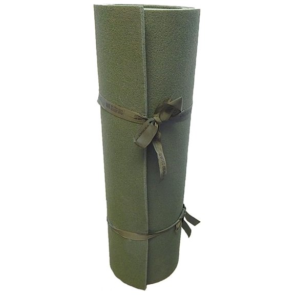 US GI OD Sleeping Mat - Military Surplus Foam Pad - Camping & Sleepover - 74.5" x 24" x 0.25"