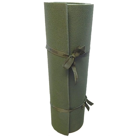 US GI OD Sleeping Mat - Military Surplus Foam Pad - Camping, Sleepovers - 74.5" x 24" x 0.25" Green