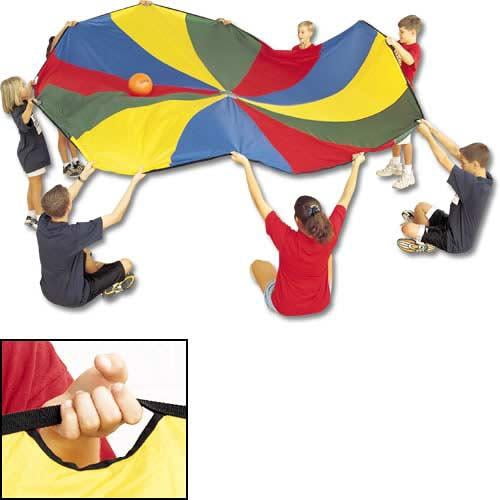 deluxe parachute 30' dia. - 24 handles