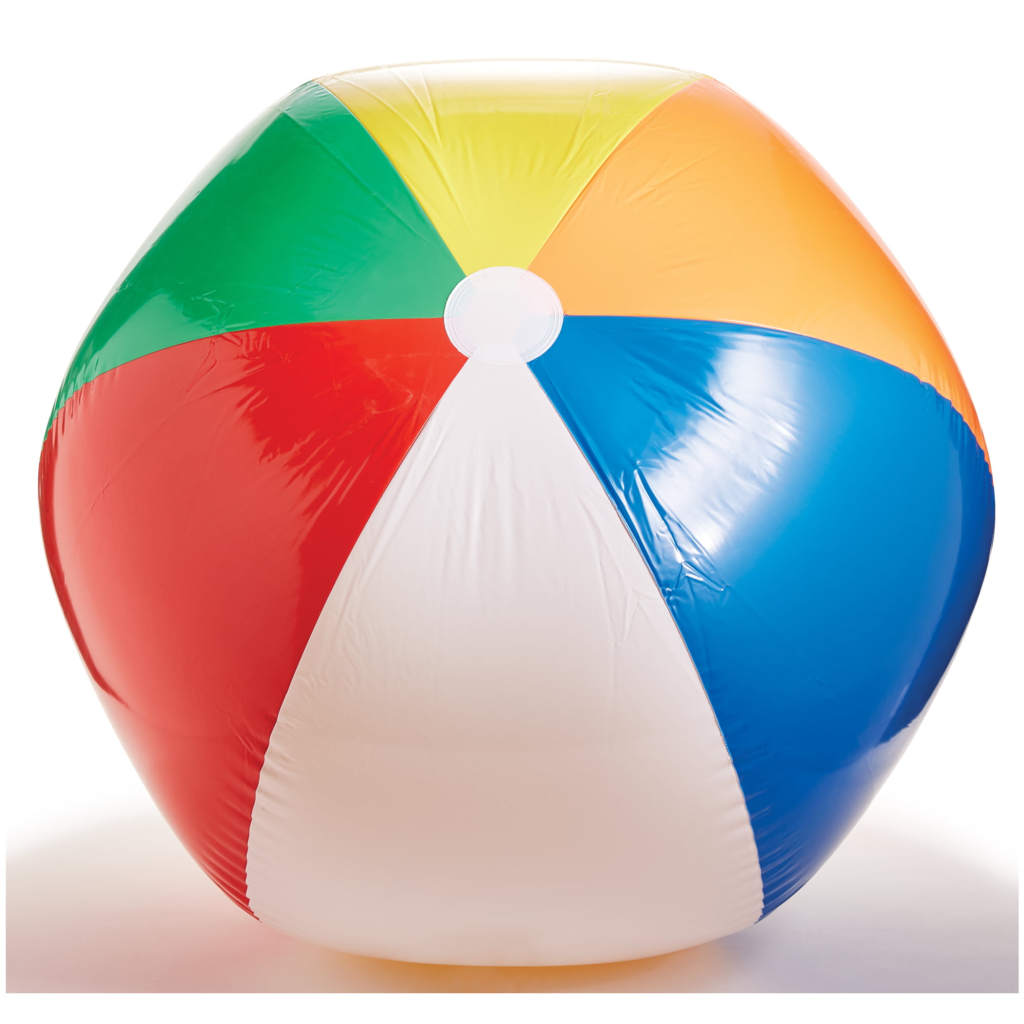 Jumbo 48 Beach Ball with Colorful Hexagons