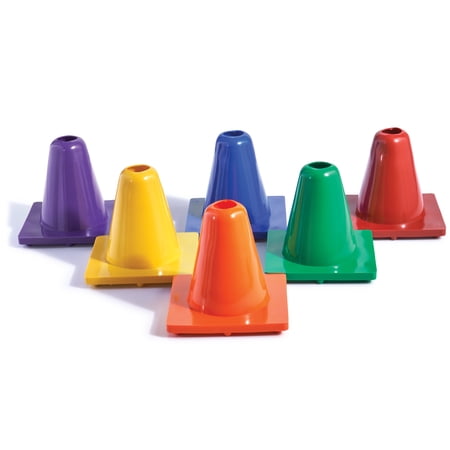 US Games® Color My Class® 6" Game Cones, 6-Pack