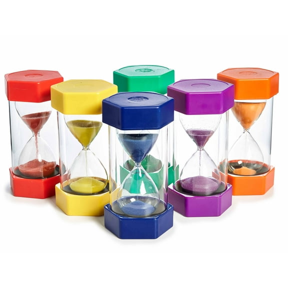 US Games Fitness Station Sand Timers, 6-Pack