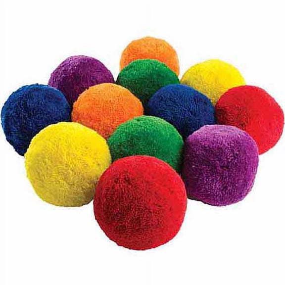 Multi-Color 4" Fleece Balls