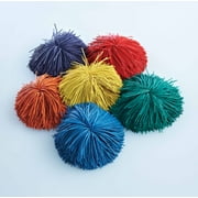 US Games Multicolor 3.5" Rubber Band Balls (6-Pack)