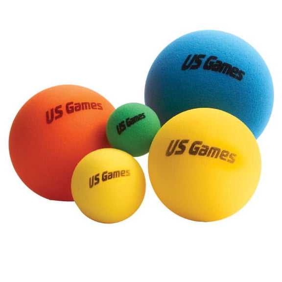US Games Uncoated Economy Foam Balls - 7''