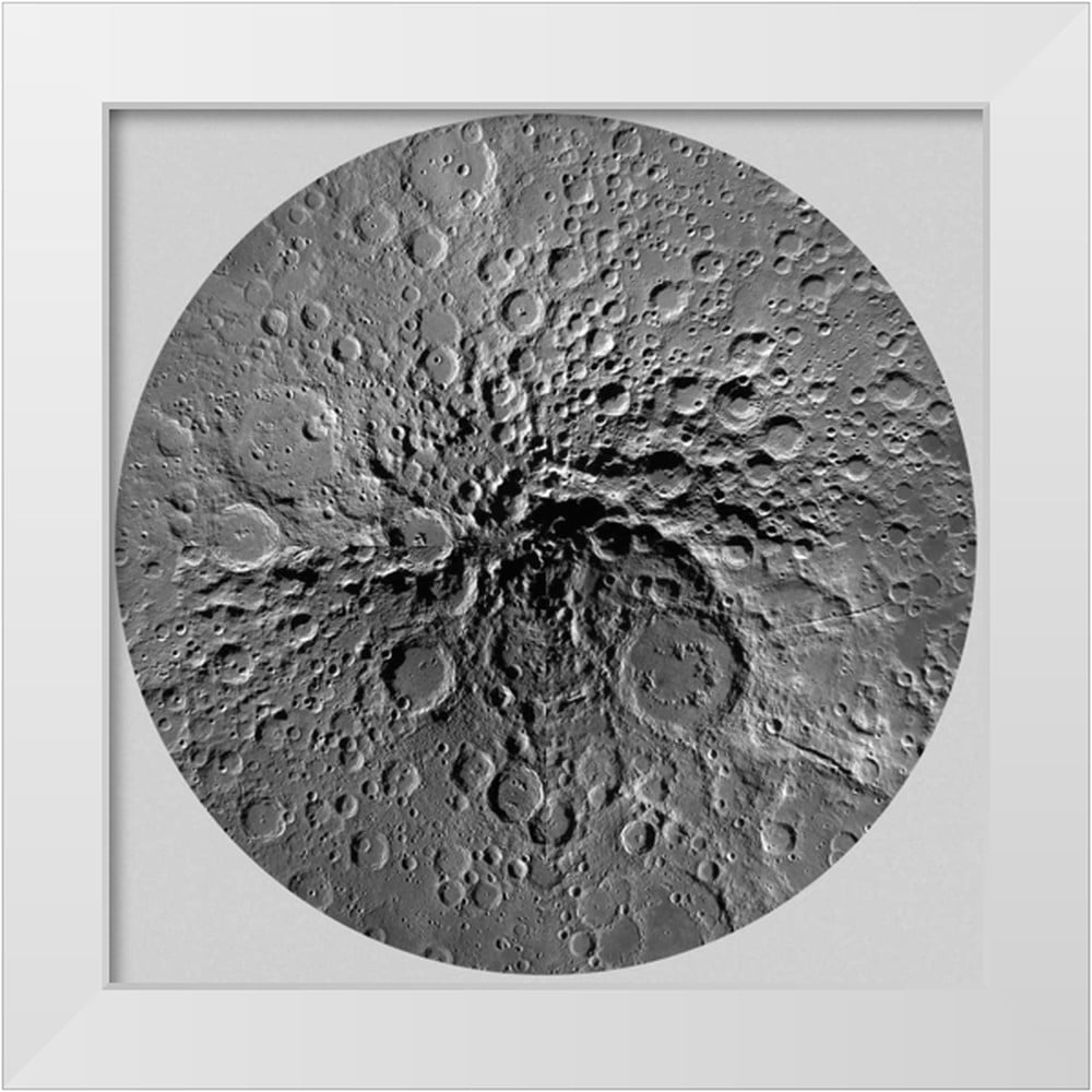 US Geological Survey 12x12 White - US Geological Survey 12x12 White Modern Wood Framed Museum Art Print Titled Unmarked Map Of The Moon South Pole 6dd09792 2e60 4ffb 8560 F05aef70c924.50177601b64aa79bbc724fb27ca1a0da