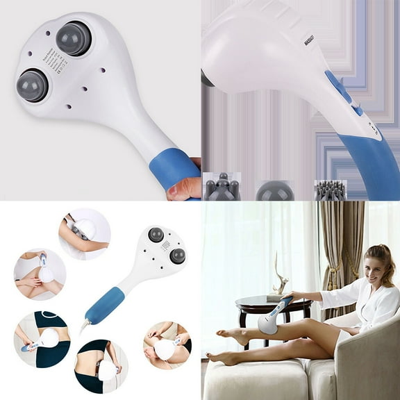 US Handheld Full Body Electric Massager Deep Tissue Percussion Wand Back Neck