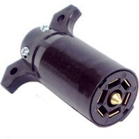 UNITED STATES HDW MFG/U S HARDWARE Trailer End Connector, 7-Way, Plastic RV488C