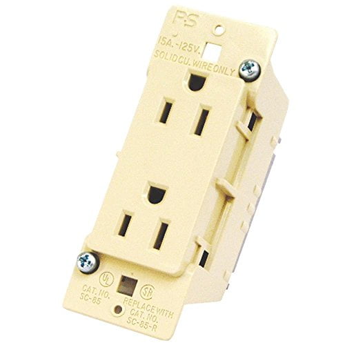 US Hardware Mobile Home/RV Duplex Receptacle 1 9/16" x 4 1/4"