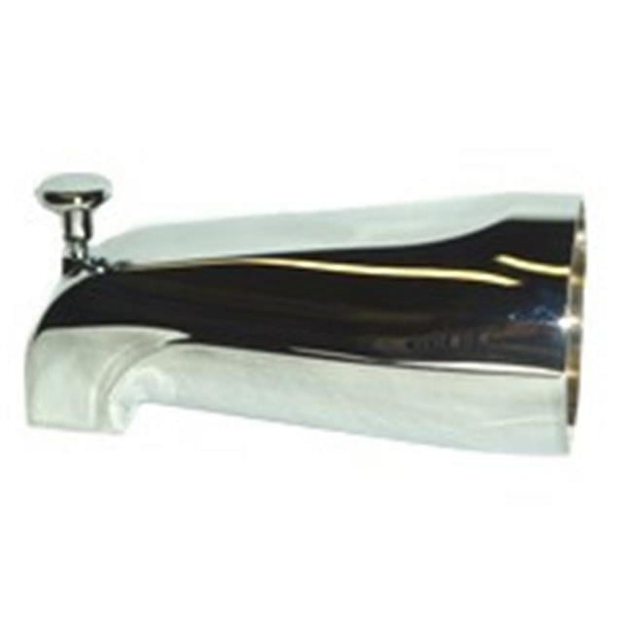 Chrome Wall Mounted Bathtub Spout with Diverter
