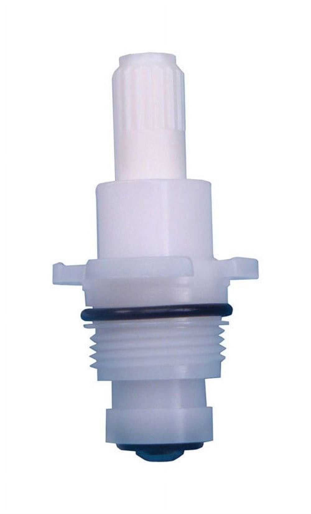 White Plastic Faucet Stem and Bonnet for Utopia Faucets