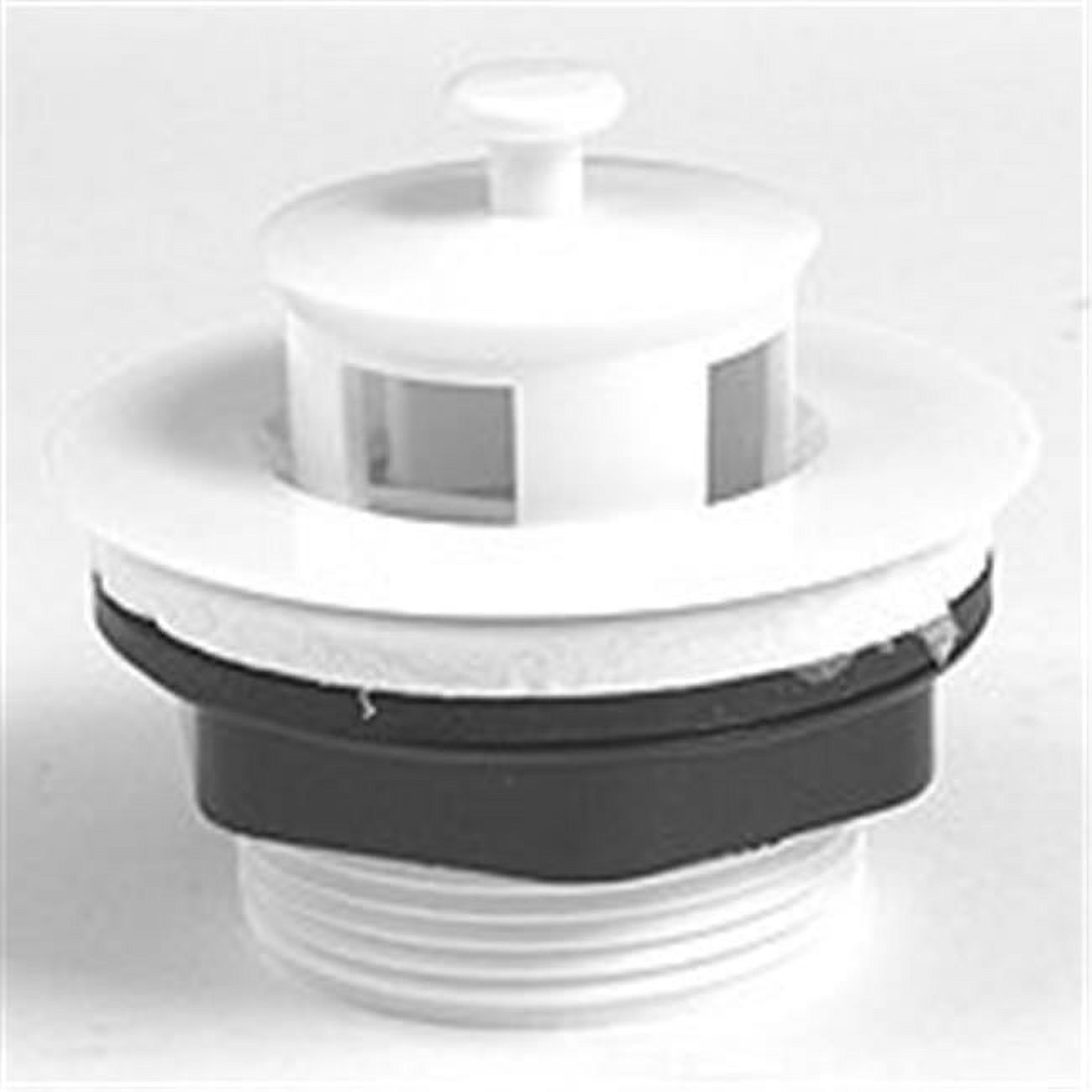 US Hardware P1357C Bathtub Stopper, Plastic, White