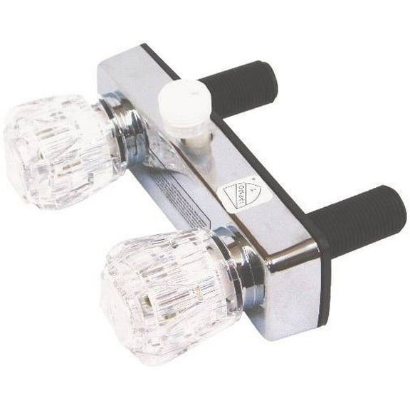 US Hardware RV-012B Exposed Shower Valve, Plastic, Knob Handle