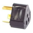 thumbnail image 1 of US Hardware RV-320C Black Plastic 125V 15A RV Reverse Electrical Adapter, 1 of 5