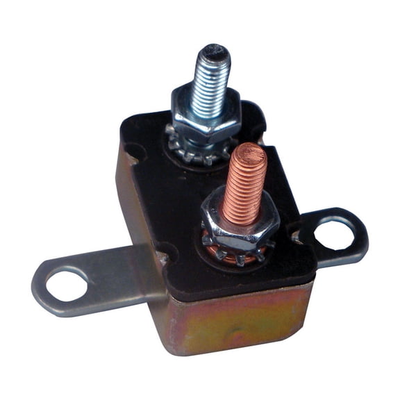 US Hardware RV-362C Metal 12V 30A RV Circuit Breaker 6.8 L x 6 H x 4 W in.