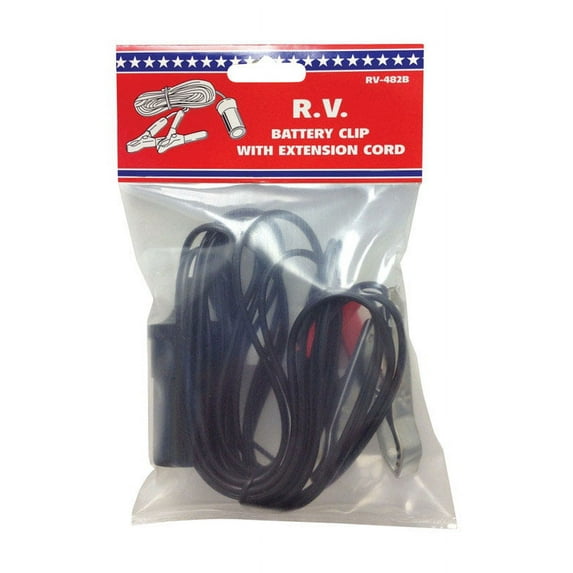 US Hardware RV-482B Extension Cord Female Receptacle Black Jacket