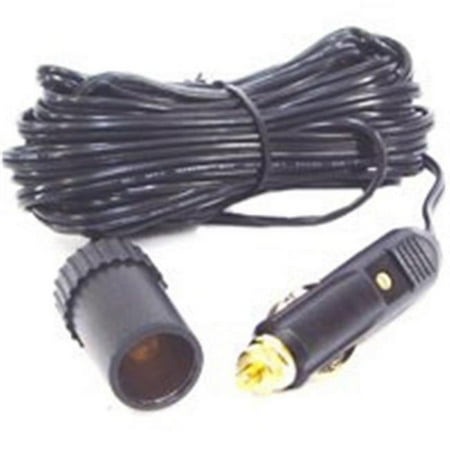 US Hardware RV-483B Extension Cord Male Plug Female Receptacle Black Jacket