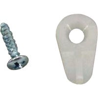 US Hardware WP-8830H Screen Clip, 1/2 in, Nylon