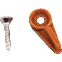 US Hardware WP-8831H Screen Clip, 1/2 in, Nylon, 50, Bag