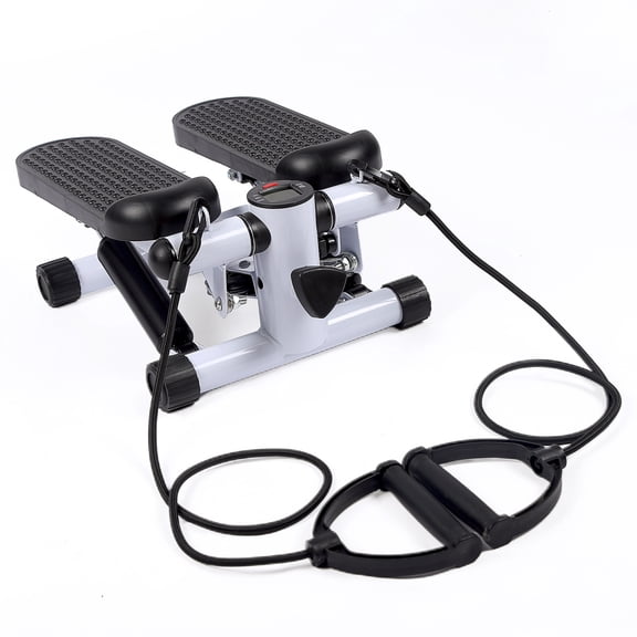 [US IN STOCK] Folding Pedal Exerciser, Mini Exercise Bike, Portable Foot Peddler Desk Bike for Leg and Arm Exercisers, Adjustable Sitting Workout with Electronic Display