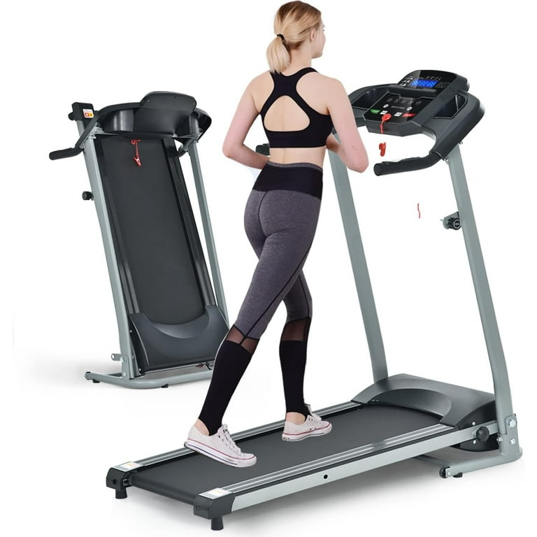 Collapsible Incline Treadmill 12 Preset Programs Pulse Calorie Tracking US Stock Walmart