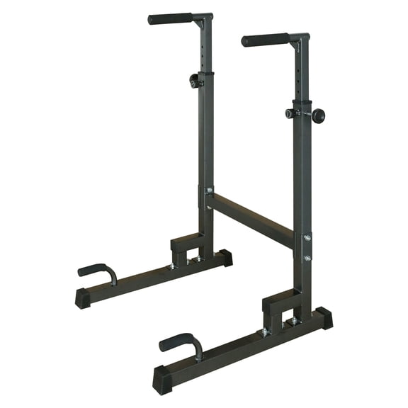 [US IN STOCK] Power Tower Dip Station with Bench Pull Up Bar Stand Adjustable Height Heavy Duty Multi-Function Fitness Training Equipment