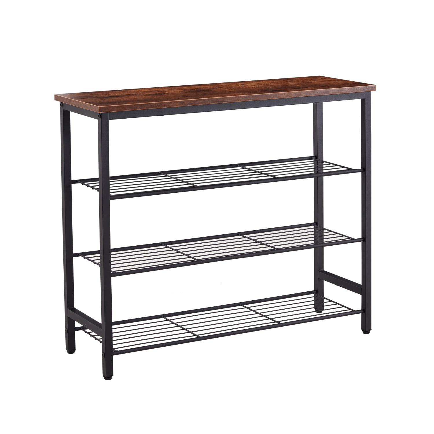 [ US IN STOCK] Shoe Rack Storage Organizer 4 Tier Metal Wire Grid Shoe ...