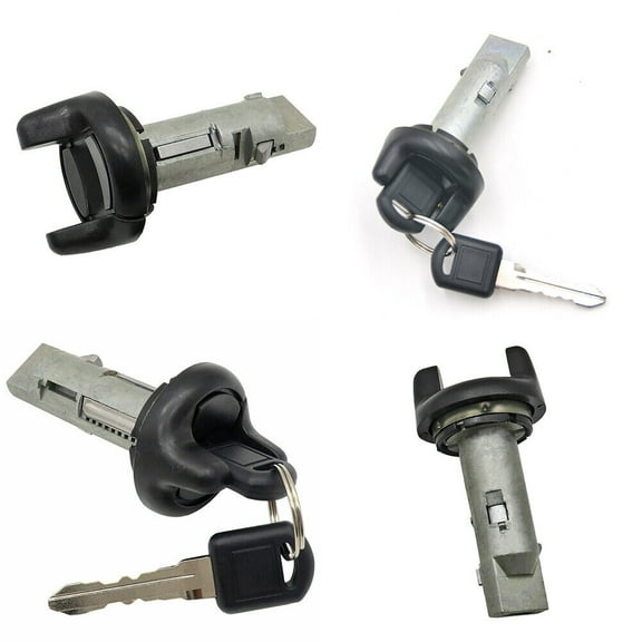 US Ignition Key Lock Cylinder w/ Keys for Escalade Astro Express Silverado Tahoe