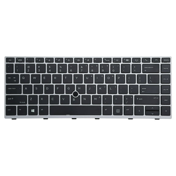 US Keyboard English Version Keypad for HP EliteBook 840 G5 846 G5 745 G5 Laptops Small Keyboards Without Backlight
