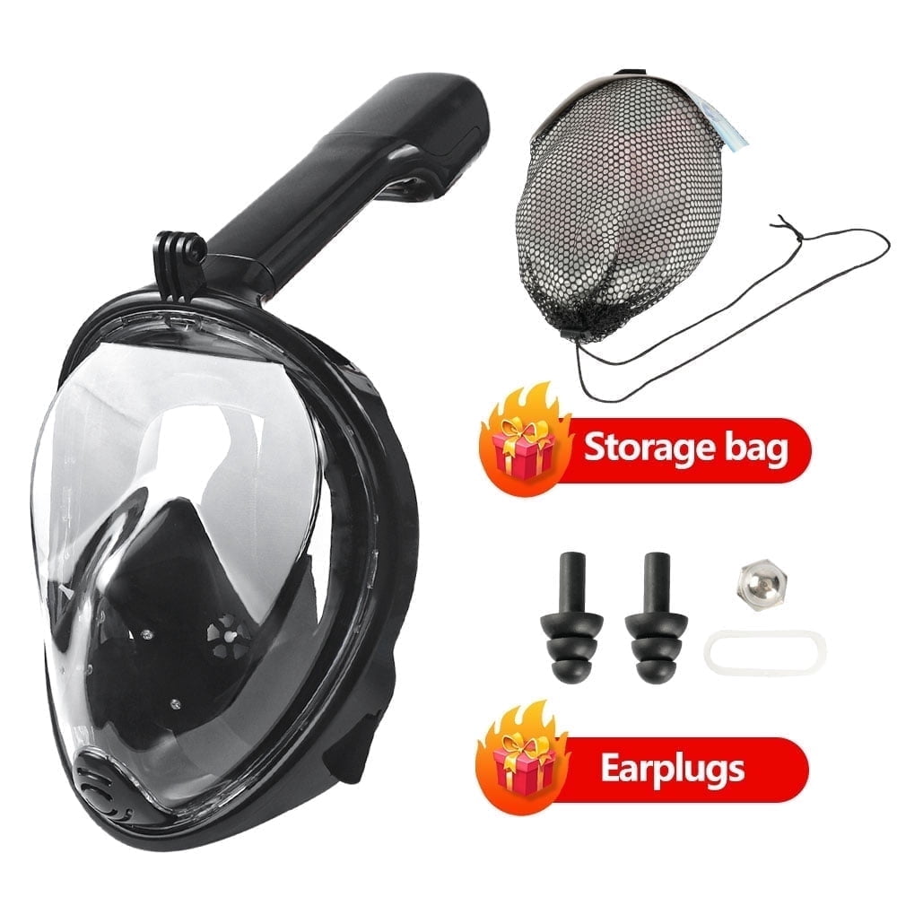 Mydova US Kids Childs Adults Snorkel Scuba Full Face Mask Swimming Underwater Diving Masks Anti-Leak Anti-Fog
