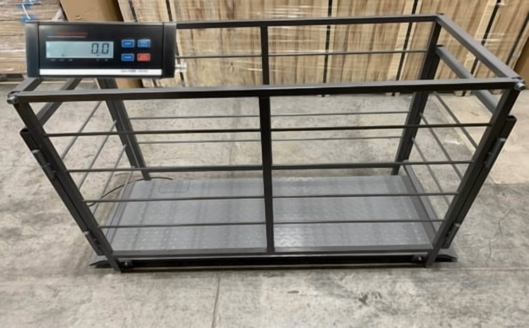 USA Measurements Livestock Scale 1000 lb with Cage - US-LS5520C ...