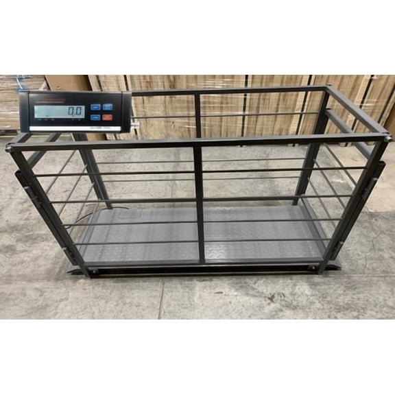 US-LS5520C Livestock Pro Animal Scale & Cage (800 lb x 0.5 lb)