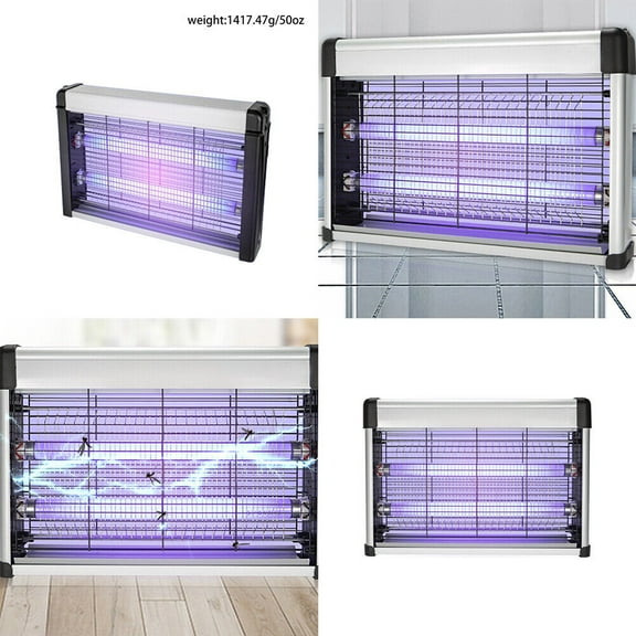 US Lamp Insect Killer Mosquito Zapper Bug Fly Trap Electric Indoor Light Lawn