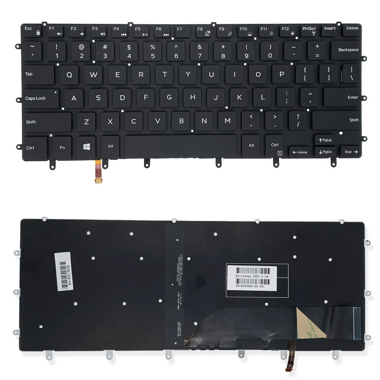 US Laptop Keyboard For DELL XPS 15 9550 15 9560 9570 15BR