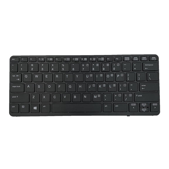 US Laptop Keyboard with English Letters/Characters- Full Size Desktop Design for Elitebook 820 G1 820