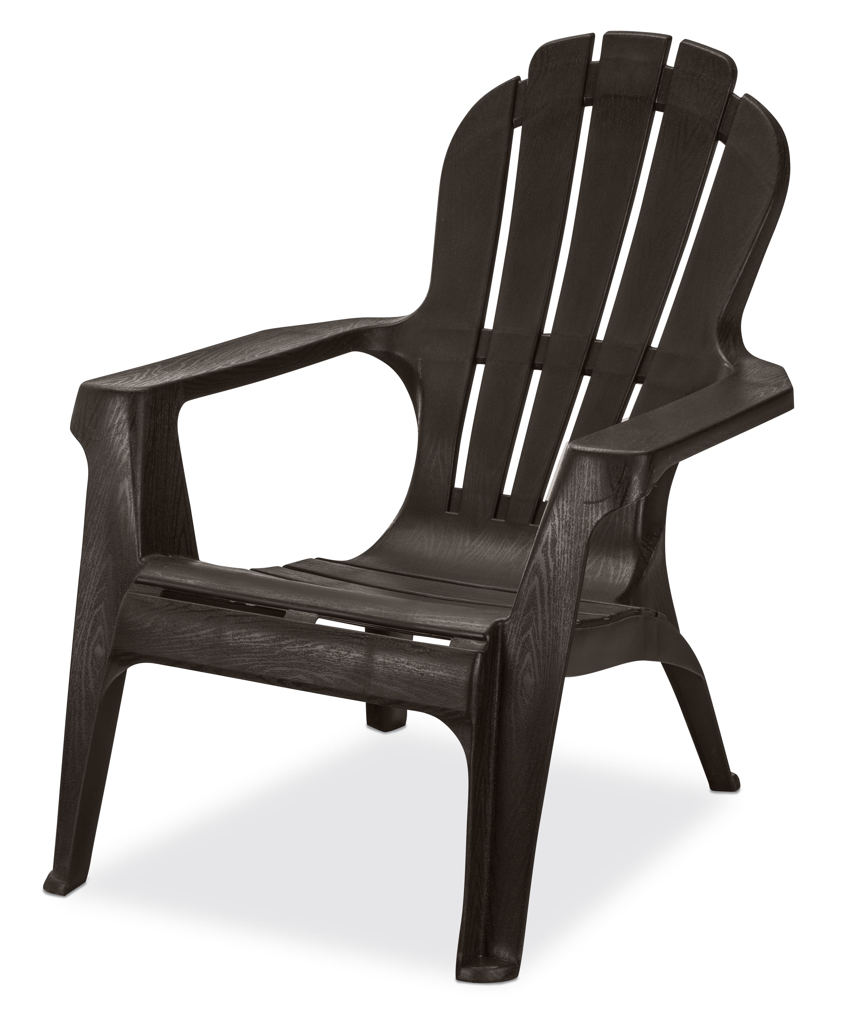 US Leisure Weather Resistant Resin Adirondack Chair Brown
