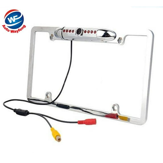 US License Plate Frame Mount Car Reversing Rear View Backup Camera Night Vision