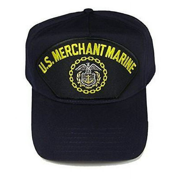 EC U.S. Merchant Marine W/Logo HAT - Navy Blue - Veteran Owned Business