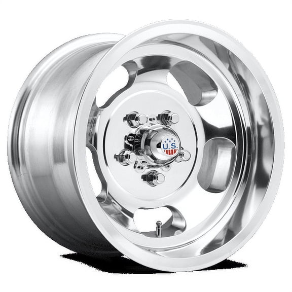 US Mag 1PC Aluminum Rim U101 INDY 15X8in High Luster Polished Finish, U10115806145