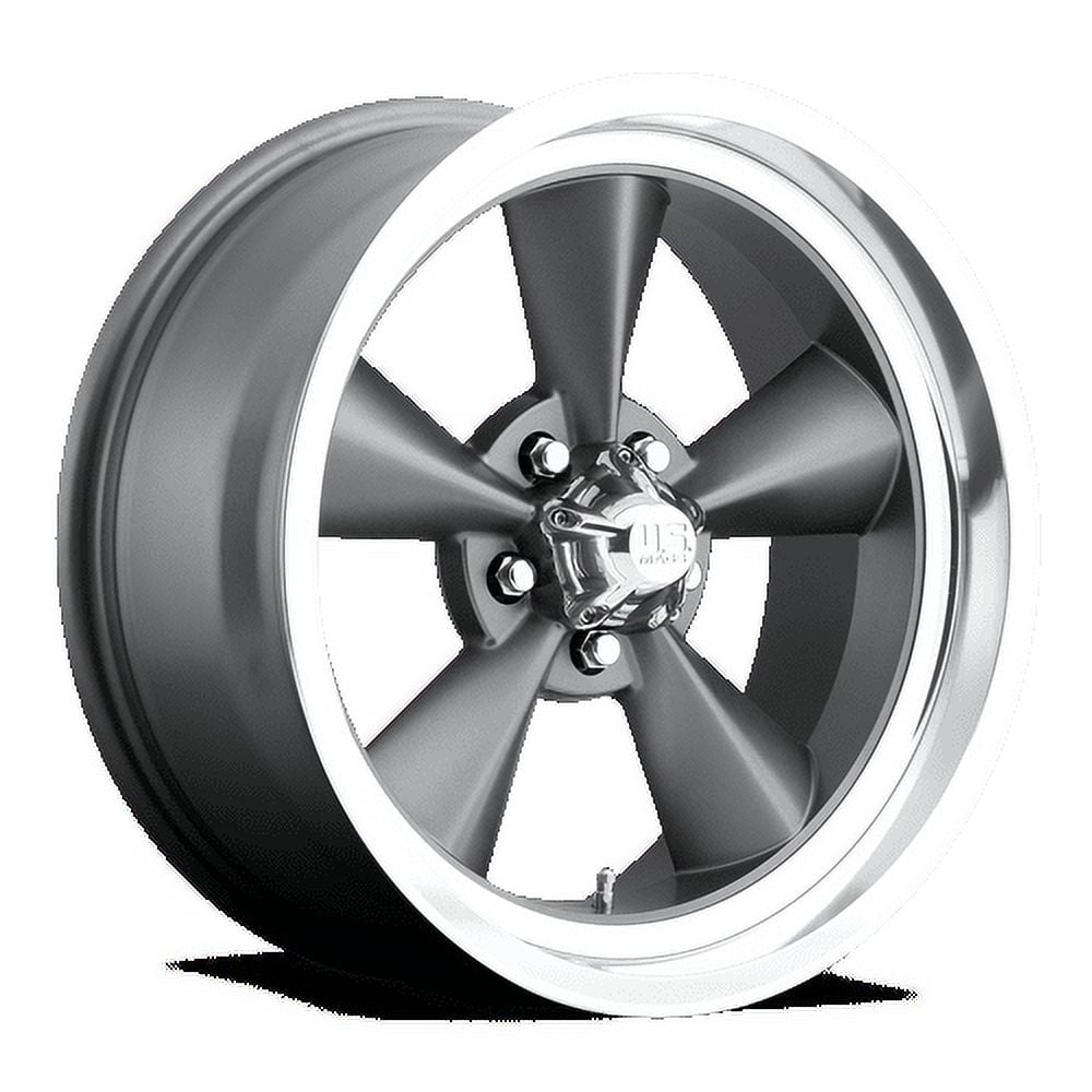 US Mag 1PC Aluminum Rim U102 STANDARD 15X7in Matte Gun Metal  