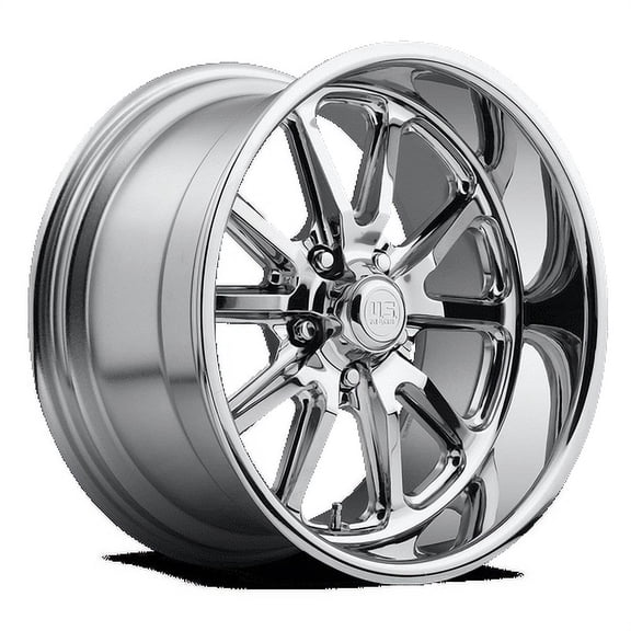 US Mag 1PC Aluminum Rim U110 RAMBLER 15X8in Chrome Plated Finish, U11015806545