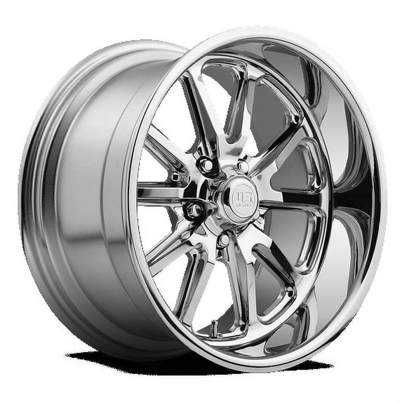 US Mag 1PC Aluminum Rim U110 RAMBLER 18X8in Chrome Plated Finish, U11018806545