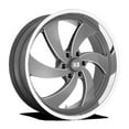 thumbnail image 1 of US Mag 1PC Aluminum Rim U133 DESPERADO 22X10.5in Anthracite Milled Diamond Cut Milled Finish, U133220561+01R, 1 of 3