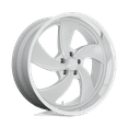 thumbnail image 1 of US Mag 1PC Cast Aluminum Rim U134 24X9 6X5.5 SLV-BRS-MIL-DCL 25MM, U134249077+25, 1 of 2