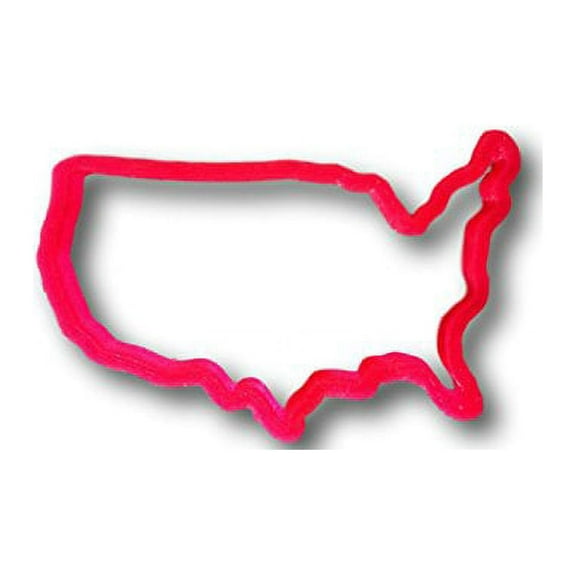 US Map Cookie Cutter- Fast Shipping - Sharp Edges - Exceptional Quality